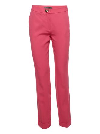 Ferragamo Wollen broek met gesp - Roze