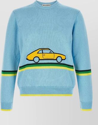 J.W.Anderson striped cotton crewneck jumper