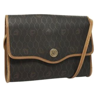 Dior Pre-owned Vintage Schoudertas - Dames - Pre-owned - Zwart - Maat: ONE Size Leer