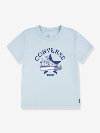 Converse T-Shirt mit Sneaker-Print f&uuml;r Kinder CONVERSE helles blau