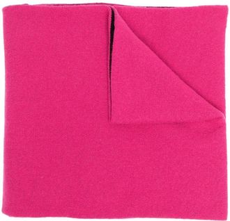 Alberta Ferretti slogan-print scarf - women - Cashmere/Virgin Wool - One Size - Pink