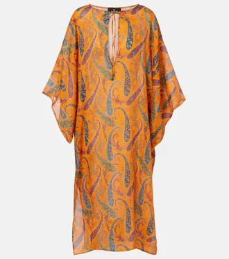 Etro Paisley ramie kaftan