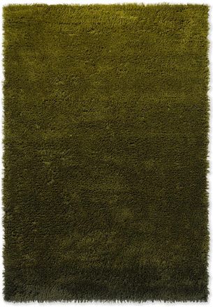 Brink & Campman Hochflor Designer Teppich Shade High Olive/Forest - aus 100% reiner Schurwolle