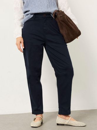Fat Face FatFace Bella Navy Tapered Chino Trouser