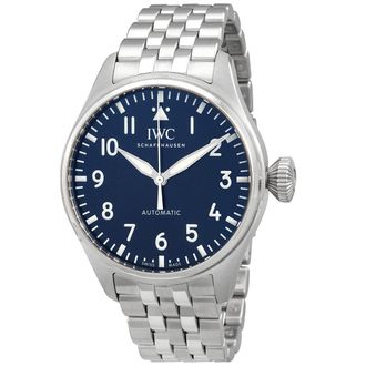 IWC Pre-owned IWC Big Pilot Blue Dial Mens Watch IW329304