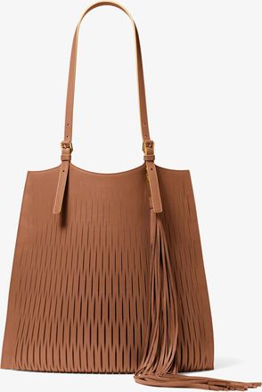Michael Kors Marianne Perforated Leather Market Bag