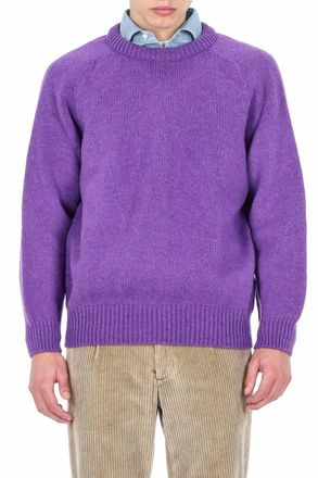 Howlin Shetland Boxy Fit Wool Crewneck Sweater