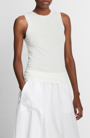 Vince Double Layer Cotton Blend Tank in Bell Combo at Nordstrom Rack, Size Large
