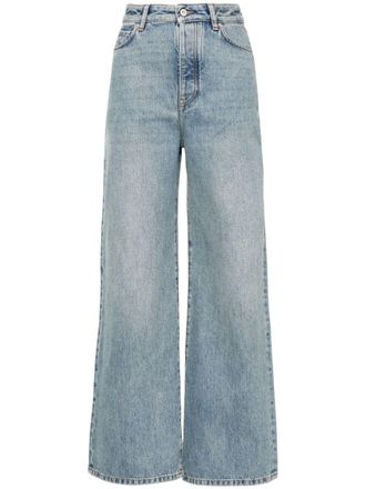 Loewe Jeans a gamba ampia - Blu