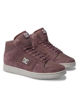 DC Sneaker DC SHOES Manteca 4 Hi, Damen, Gr. 7,5(38,5), lila (mauve wine), Obermaterial:Obermaterial: Leder (Kuh) / Futter: Textil / Aussensohle: Gummi;,