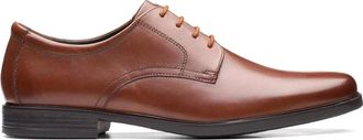 Clarks Leren Veterschoen - Heren - Nette schoenen - Bruin - 39 1/2 EU - Leer - Schoenen