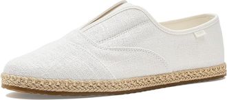 Toms Palmera Plus Womens Flat Shoes White : 9.5 B - Medium, Cotton