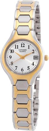 Citizen Quartz White Dial Two-Tone Ladies Watch EU2254-51A