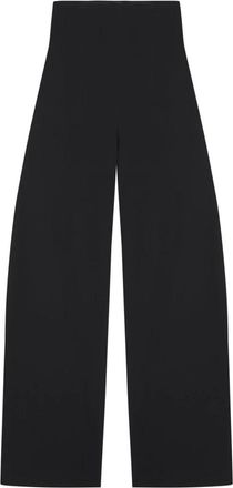 Cortana Mira Broek - Dames - Wijde Broeken - Zwart - XL - Leer - Broeken