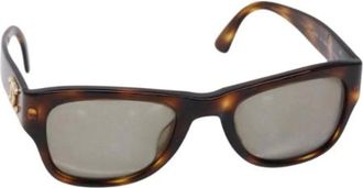 Chanel Pre-owned Accessories, female, Brown, Size: ONE SIZE Pre-owned Plastic Sunglasses