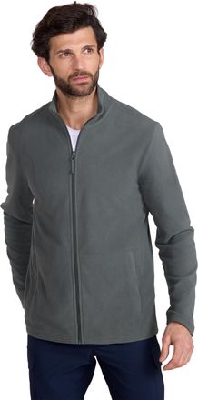 Mountain Warehouse Camber Mens Full-Zip Fleece Jacket - Microfleece & Lightweight Sweatshirt, Gents Tops - Best for Winter Camping, Outdoors, Travelling & Hiking Khaki X