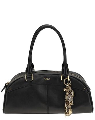 Chlo&eacute; Bowling Leather Handbag