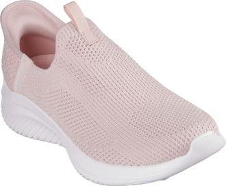 Skechers Ultra Flex 3.0 Easy Win Textiel Dames Roze Trainers