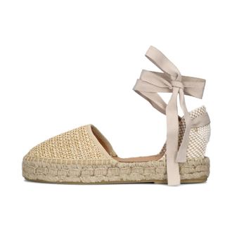 Notre-V Schoenen, Dames, Beige, 39 EU, Espadrilles