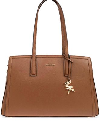Michael Michael Kors Laila shoulder bag - women - Polyester/Leather/Polyurethane/Polyester - One Size - Brown