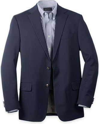 Paul Fredrick Travel Blazer in Navy at Nordstrom, Size 42