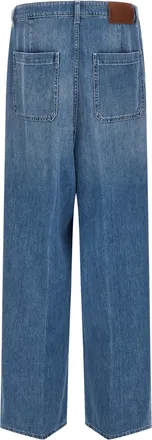 Marni High-Waisted Cotton Jeans - Blue