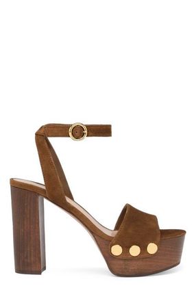 Gianvito Rossi Ard&egrave;a Sandals in Brown Leather at Nordstrom, Size 39.5
