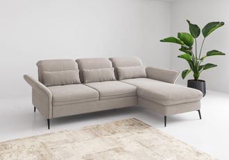 Sit&more Ecksofa &raquo;Emely, inkl. Sitztiefenverstellung&laquo; wahlweise mit Bettfunktion,Bettkasten,Kopf- & Armteilverstellung