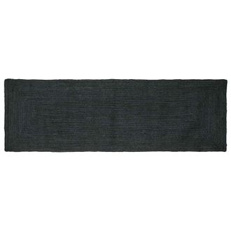 vidaXL Alfombras De &Aacute;rea Rectangular Gris Oscuro 80 X 200 Cm Yute Vidaxl
