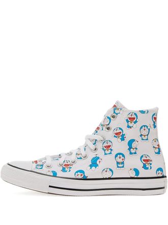 Converse doraemon print high-top trainers - White