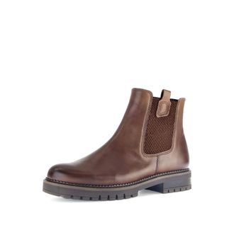 Gabor Womens Chelsea Boots, Womens Ankle Boots, Comfortable Extra Width (H), Camel 53, 40.5 EU Weit