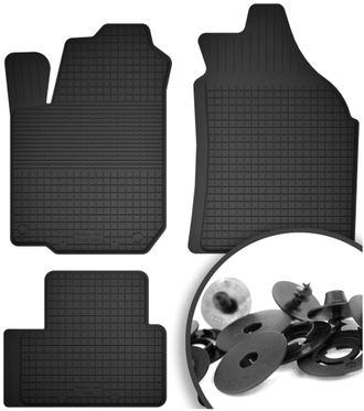 OEM Alfombrillas De Goma + Topes Para: Jeep Compass Mk49 Suv (2007-2017)