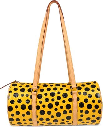 Louis Vuitton x Yayoi Kusama Borsa a spalla Papillon Infinity Dots 2012 - Giallo