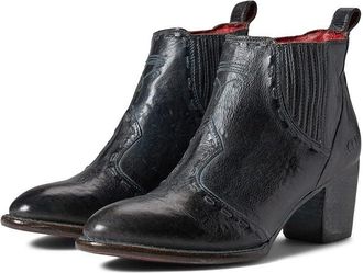 Bed St&uuml; Brie II F393078-002 Boots Womens US 6 Black Leather Block Heel ZOGG178
