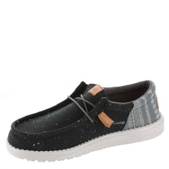 Hey Dude Mens Wally Shoes In Black
