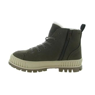 Palladium Schoenen, Dames, Groen, 38 EU, Leer, Pallashock Zip Warm