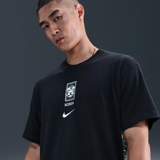 Nike Korea Premium Goalkeeper Nike Mens Soccer T-Shirt in Black | IO4579-010