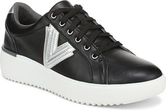Vionic Kearny 2.0 Platform Sneaker - Multiple Widths Available in Black/Silver at Nordstrom, Size 8.5