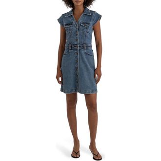 Kut from the Kloth Button-Up Denim Dress in Smiling at Nordstrom, Size X-Large