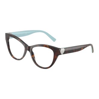 Tiffany & Co. Stijlvolle Brillen - Dames - Brillen - Bruin - 51 MM - Accessoires