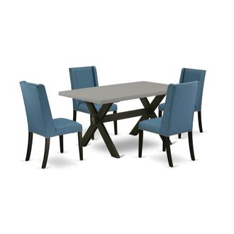 East West Furniture 5-Pc Dining Set