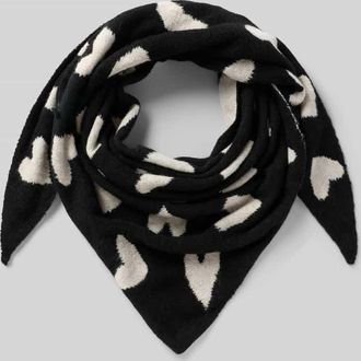 Kurt Beines Schal in dreieckiger Form in Black, Größe 1