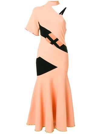 Proenza Schouler Abito monospalla asimmetrico - Giallo