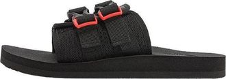 The North Face (WMNS) THE NORTH FACE Trekking Base Camp Strap Slides Black Red 819W-IH7