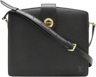 Louis Vuitton Pre-owned Cross Body Bags, male, Black, Size: ONE SIZE Pre-owned Capucines Epi Shoulder Bag