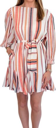 Cleobella Aerin Mini Dress In Ivory Multi