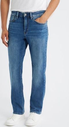 34 Heritage Charisma Relaxed Straight Leg Jeans in Used Brushed Organic Ultra at Nordstrom, Size 36 X 32