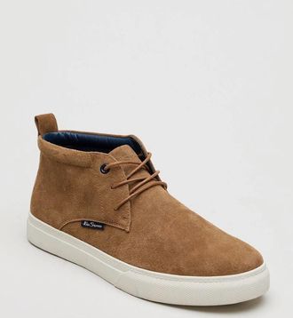 Ben Sherman Mens Ben Sherman Parkway Suede Mens Tan Boots - Brown - Size: 12