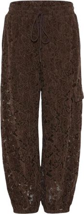 Gustav Geknipte broek - Dames - Vrijetijds broeken - Bruin - XS - Broeken