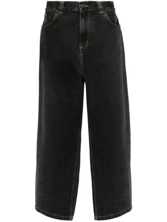 Carhartt Work in Progress Brandon mid-rise straight-leg jeans - Black
